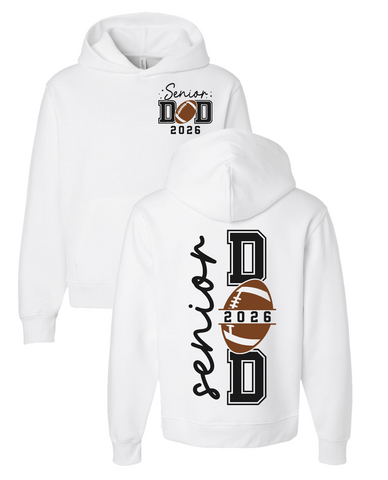 Senior Football Dad Hooded Sweatshirt