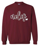 Noles Heart Crew Sweatshirt