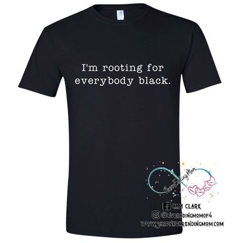 Everybody Black Graphic Tee