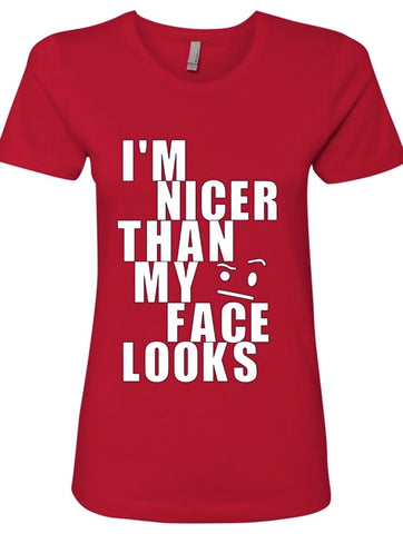 Nicer Face Graphic T-Shirt