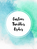 Custom Tumbler Order