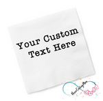 Custom Party Napkins