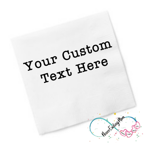 Custom Party Napkins