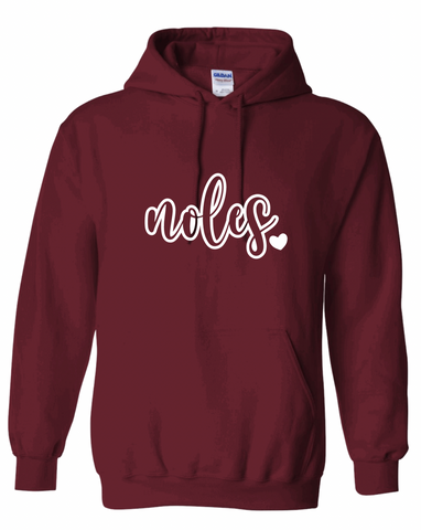 Noles Heart Hoodie