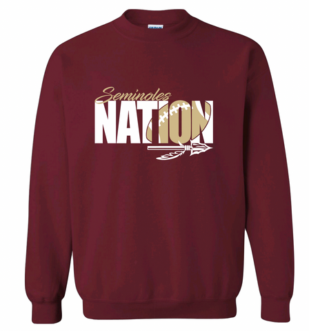 Seminoles Nation Crew Sweatshirt