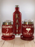 Custom Wine Set w/Coasters