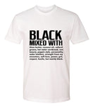 Black Mixed with Graphic Tee