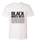 Black Mixed with Graphic Tee