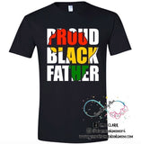 Proud Black Father Graphic Tee