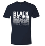 Black Mixed with Graphic Tee