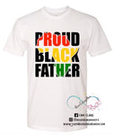 Proud Black Father Graphic Tee