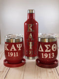 Custom Wine Set w/Coasters